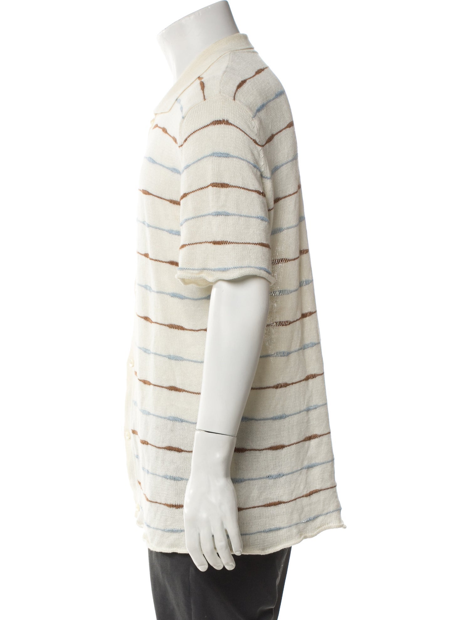 Jacquemus Linen Striped Shirt