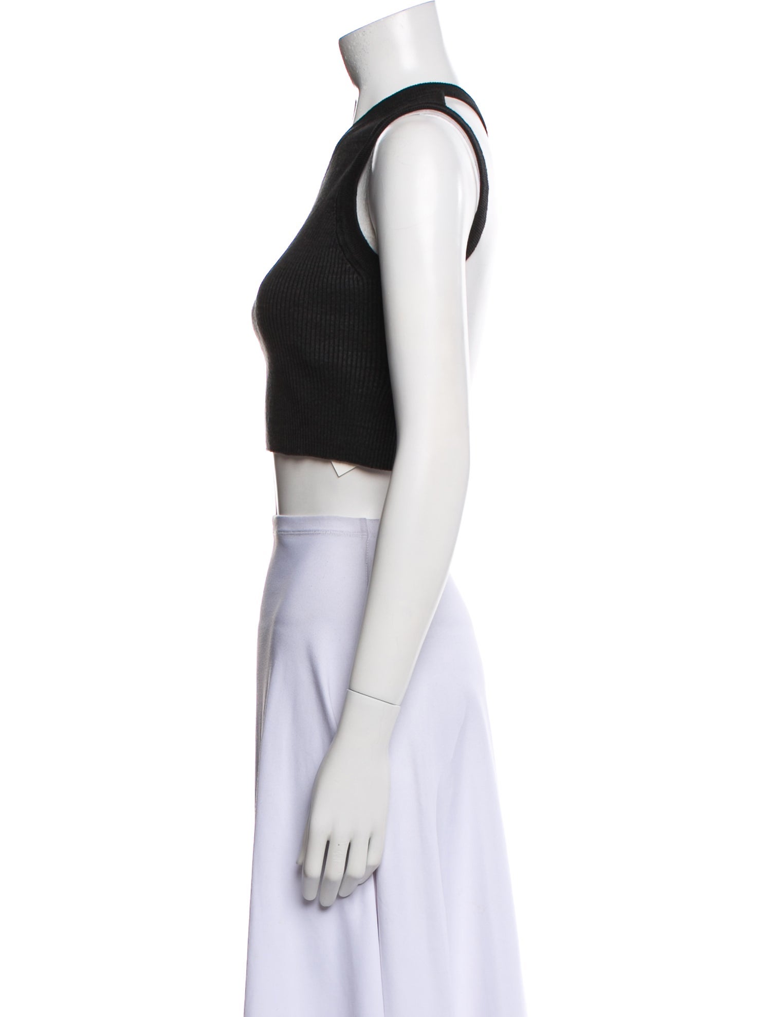 Jacquemus Linen One-Shoulder Crop Top w/ Tags