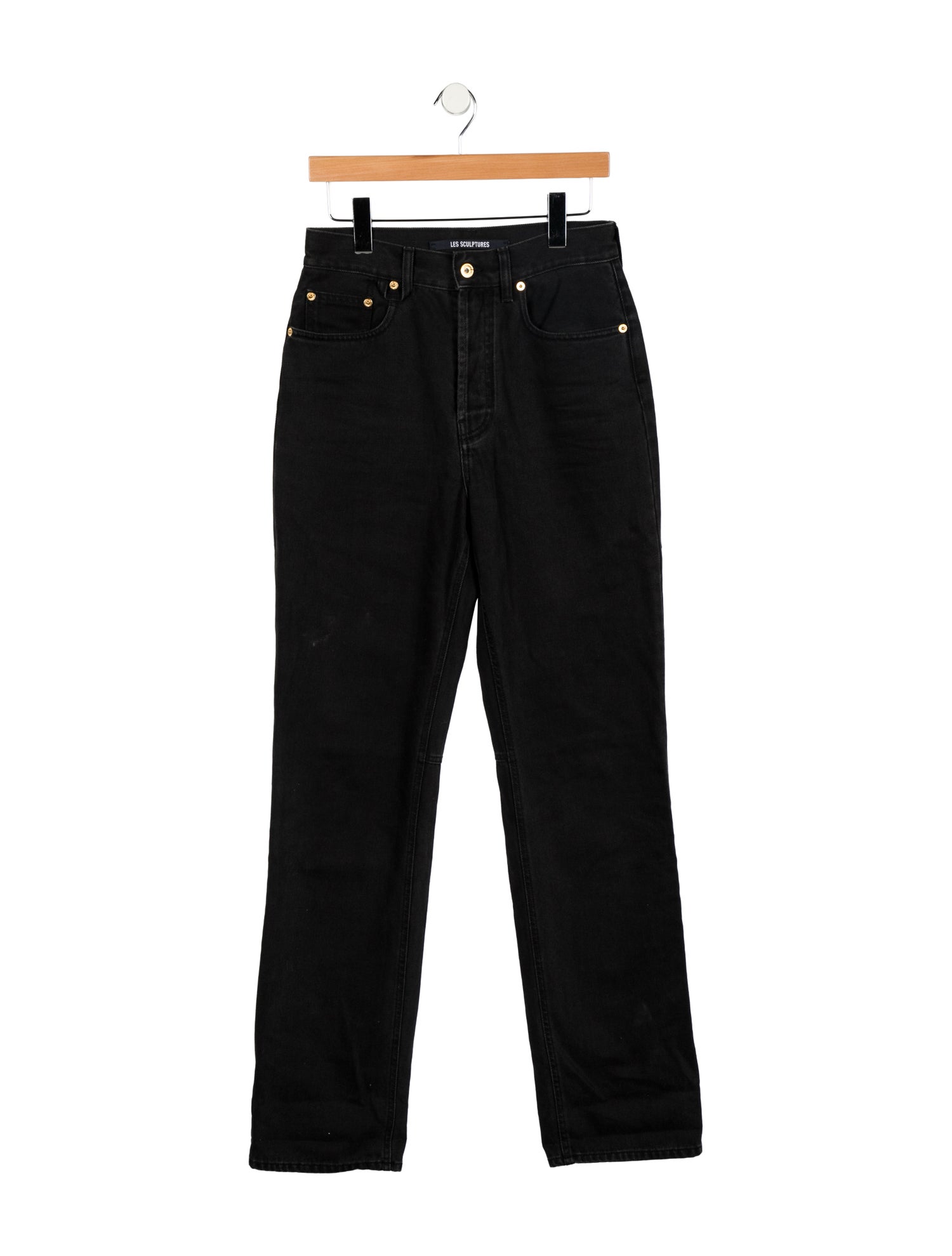 Jacquemus High-Rise Straight Leg Jeans