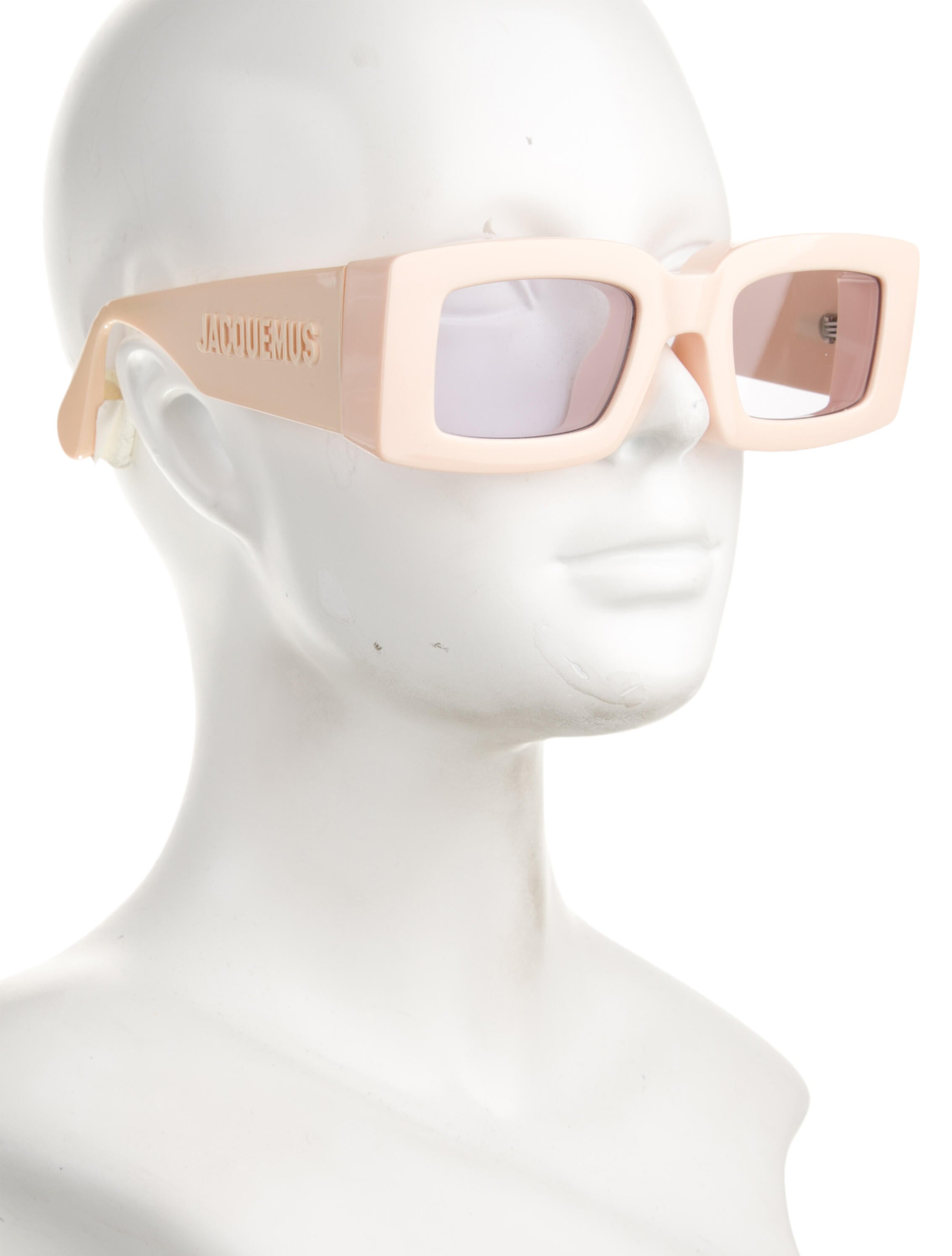 Jacquemus Square Mirrored Sunglasses