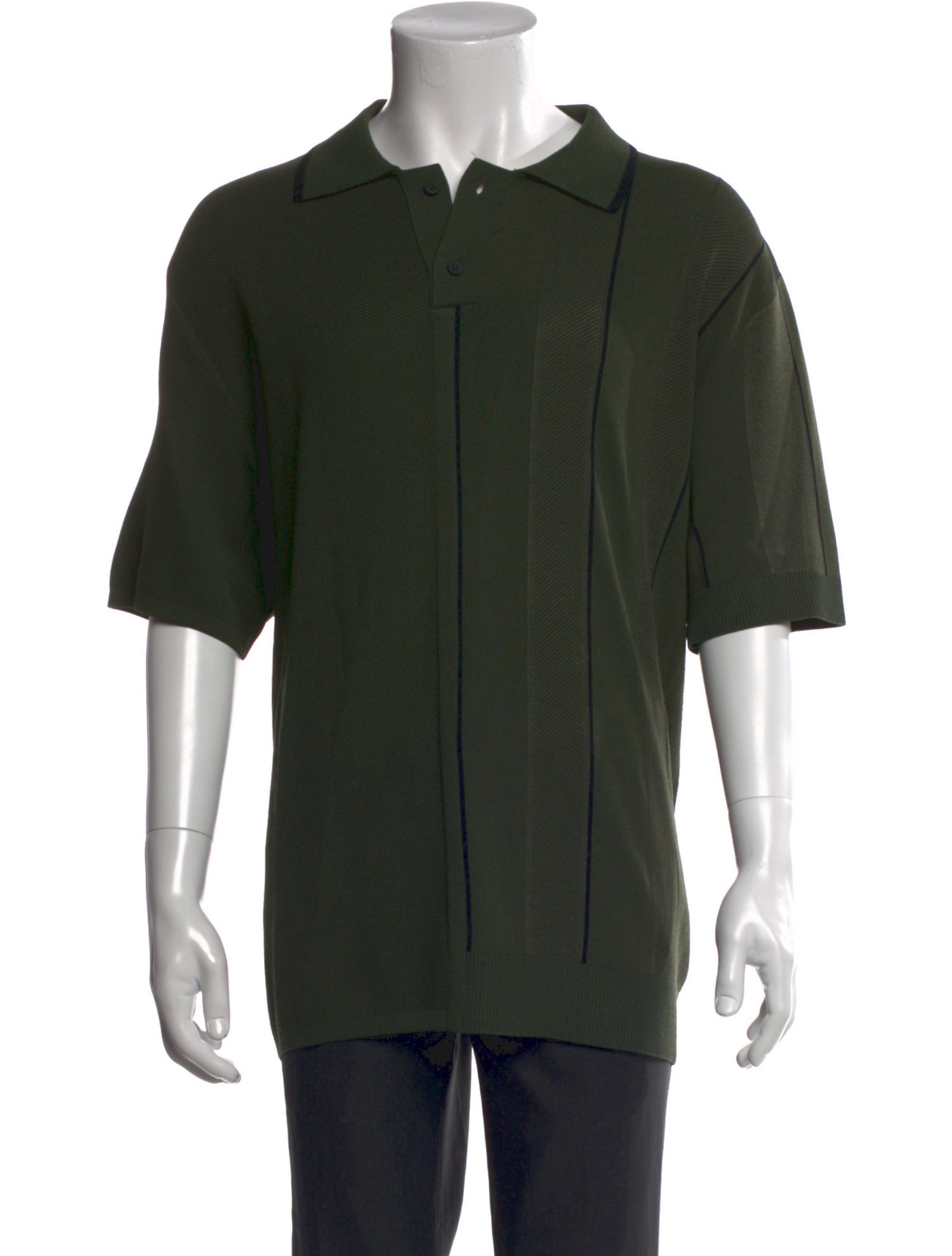 Jacquemus Collar Short Sleeve Polo Shirt