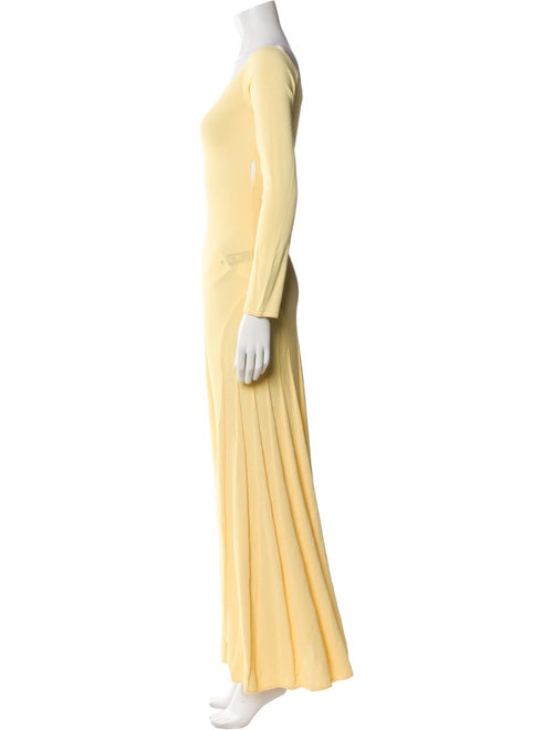 Jacquemus Scoop Neck Long Dress