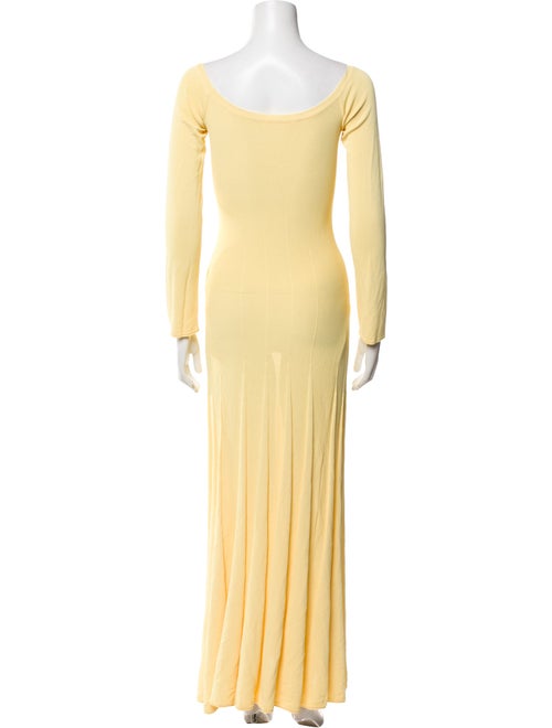 Jacquemus Scoop Neck Long Dress