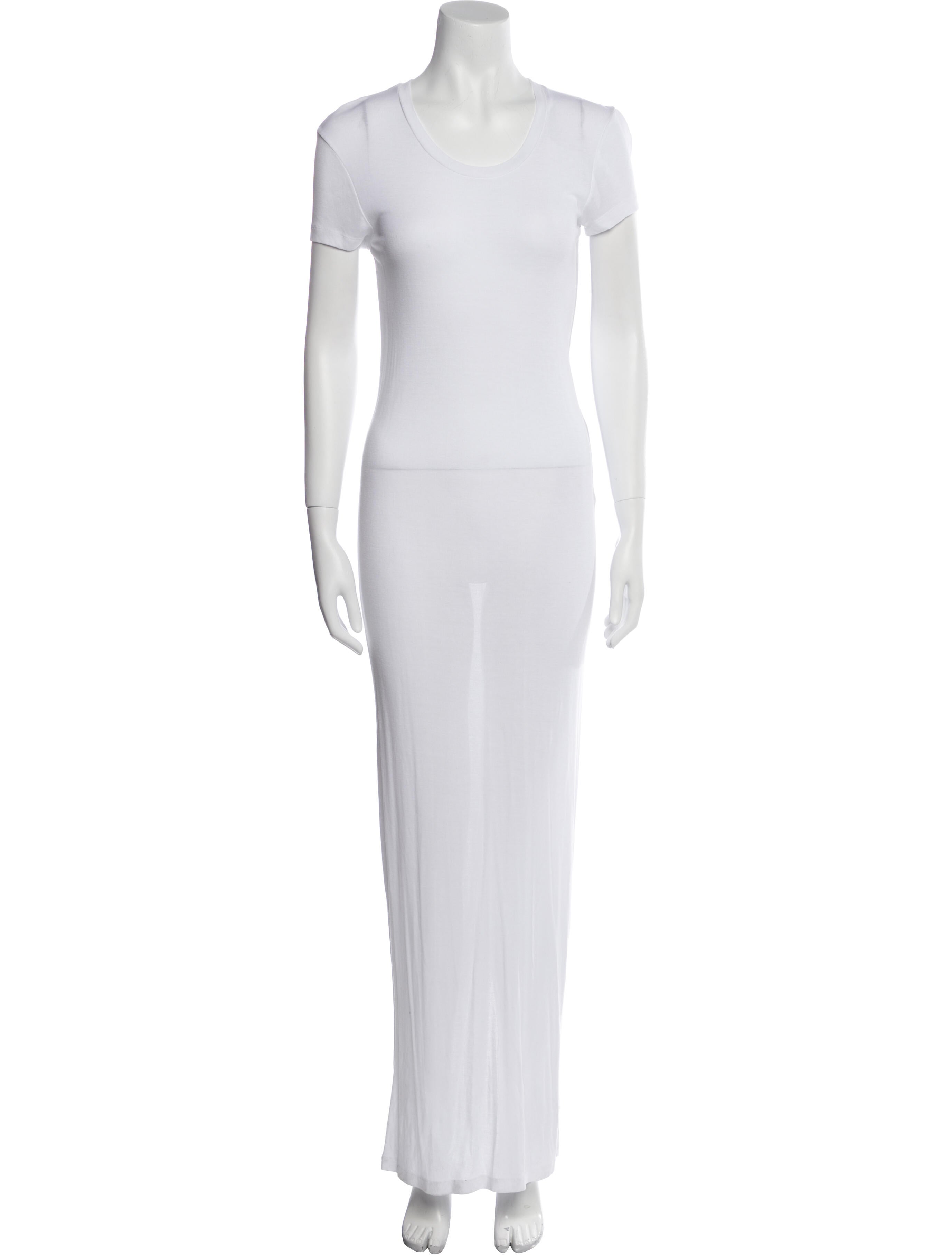 Jacquemus Scoop Neck Long Dress
