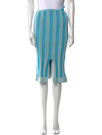 Jacquemus Striped Knee-Length Skirt