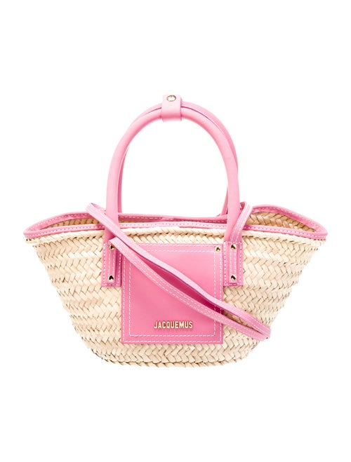 Jacquemus Straw Top Handle Bag