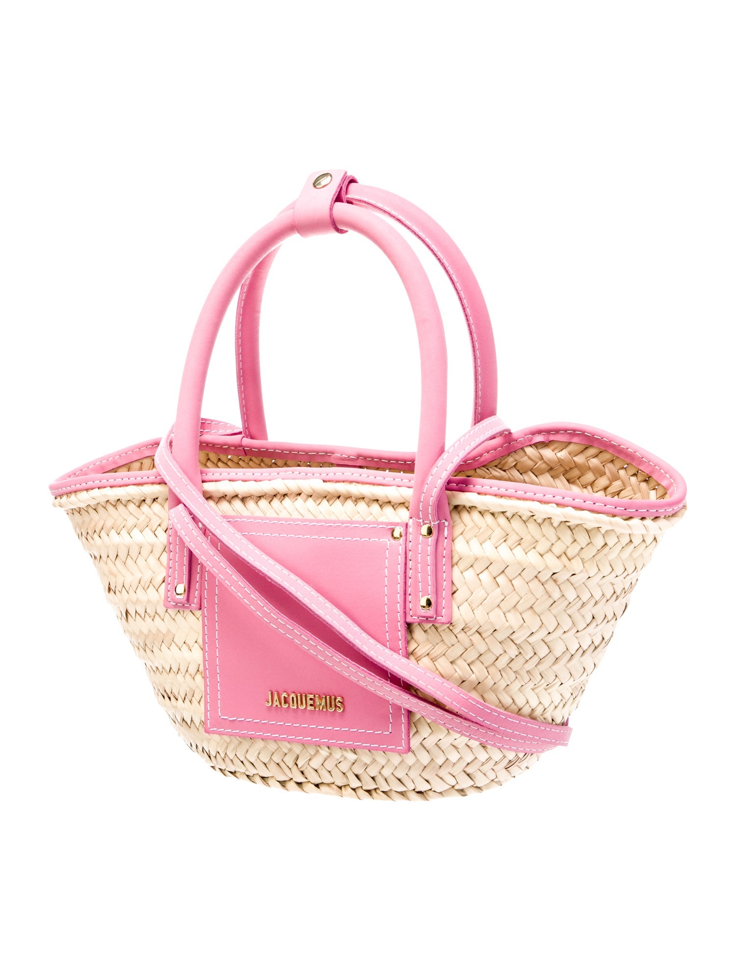 Jacquemus Straw Top Handle Bag