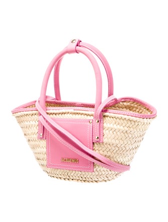 Jacquemus Straw Top Handle Bag