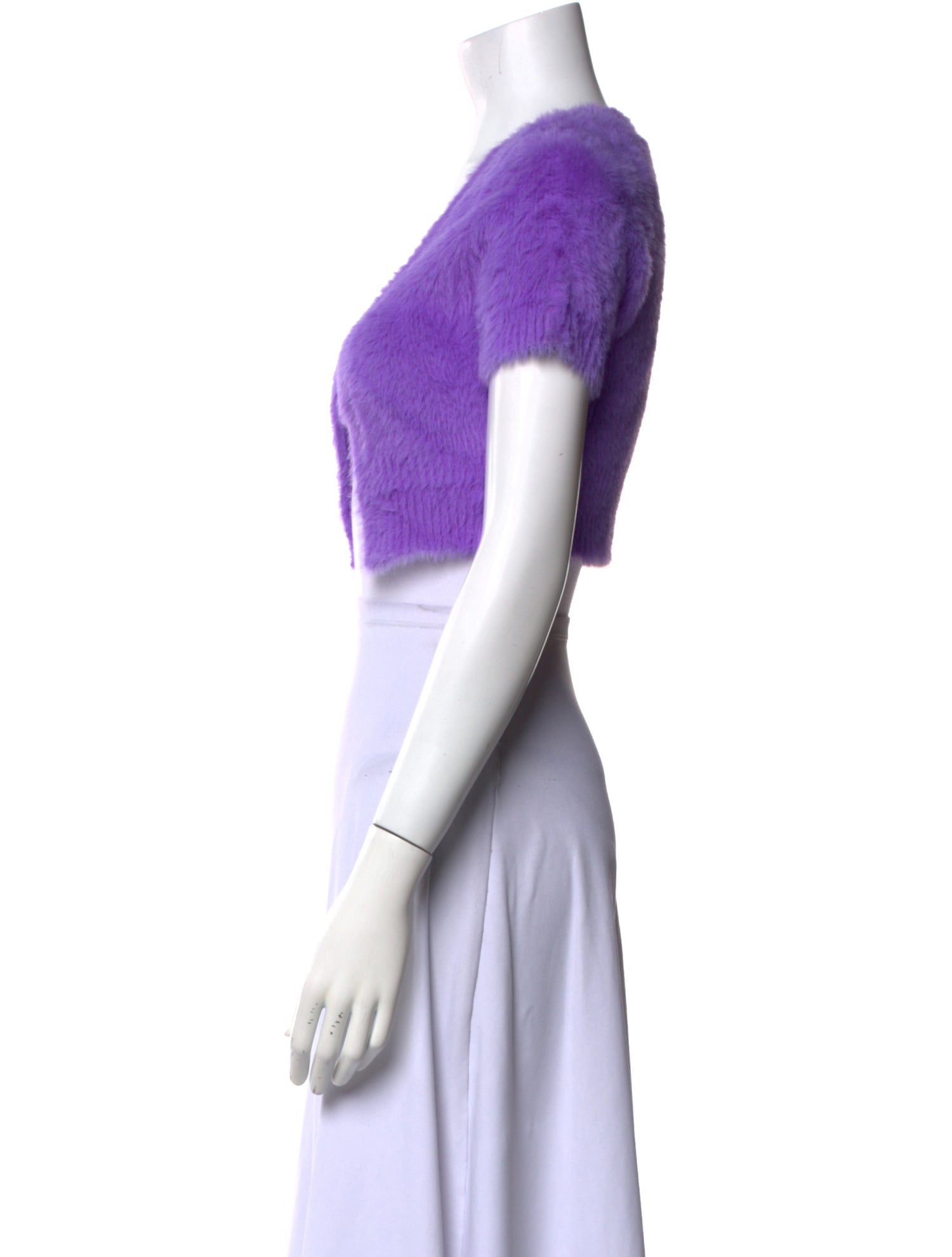 Jacquemus Scoop Neck Short Sleeve Crop Top