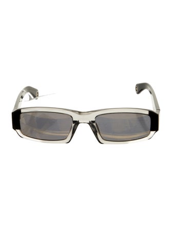 Jacquemus Square Mirrored Sunglasses