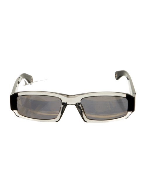 Jacquemus Square Mirrored Sunglasses