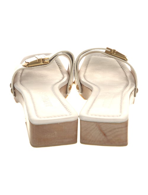 Jacquemus Leather Studded Accents Slides