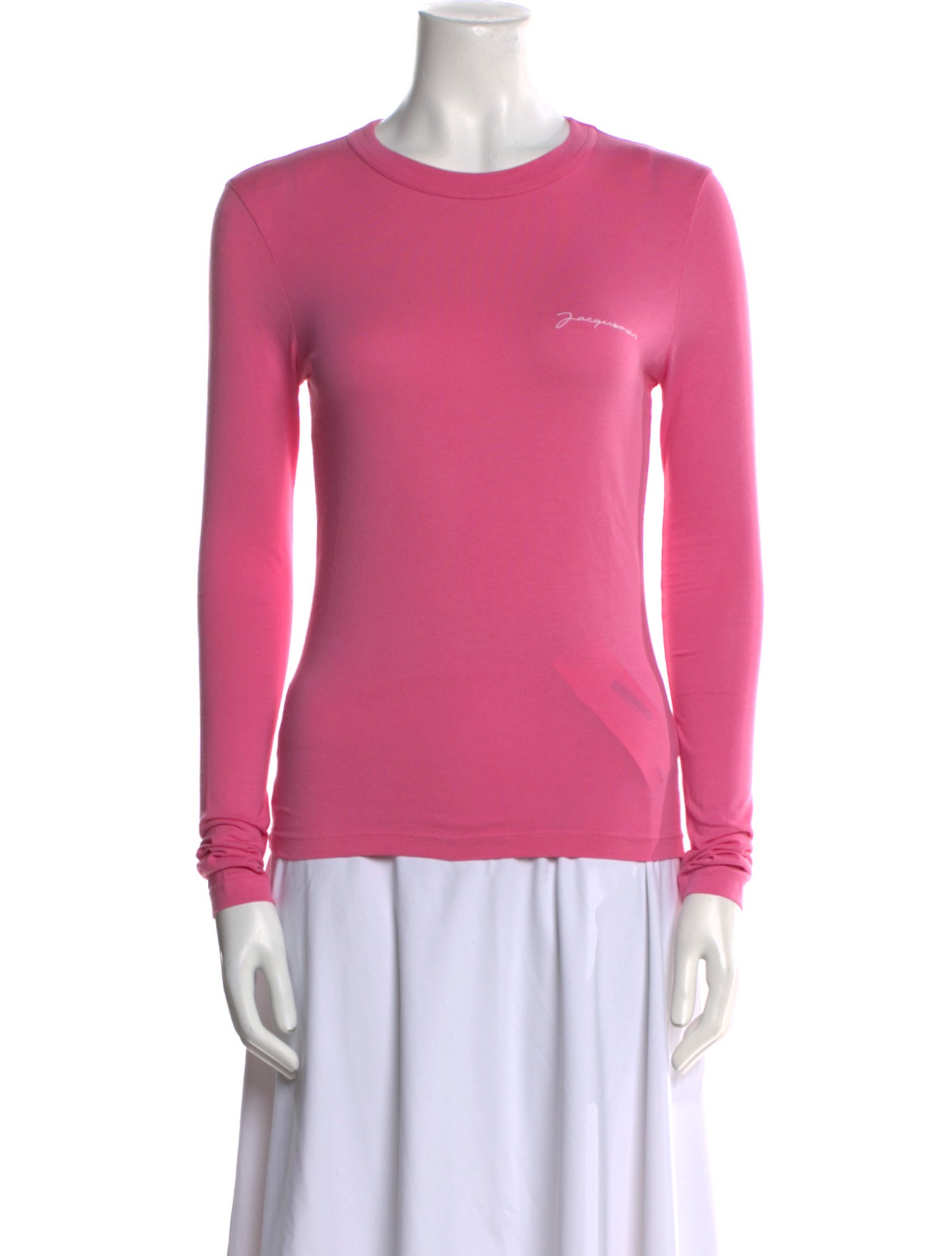 Jacquemus Crew Neck Long Sleeve Top