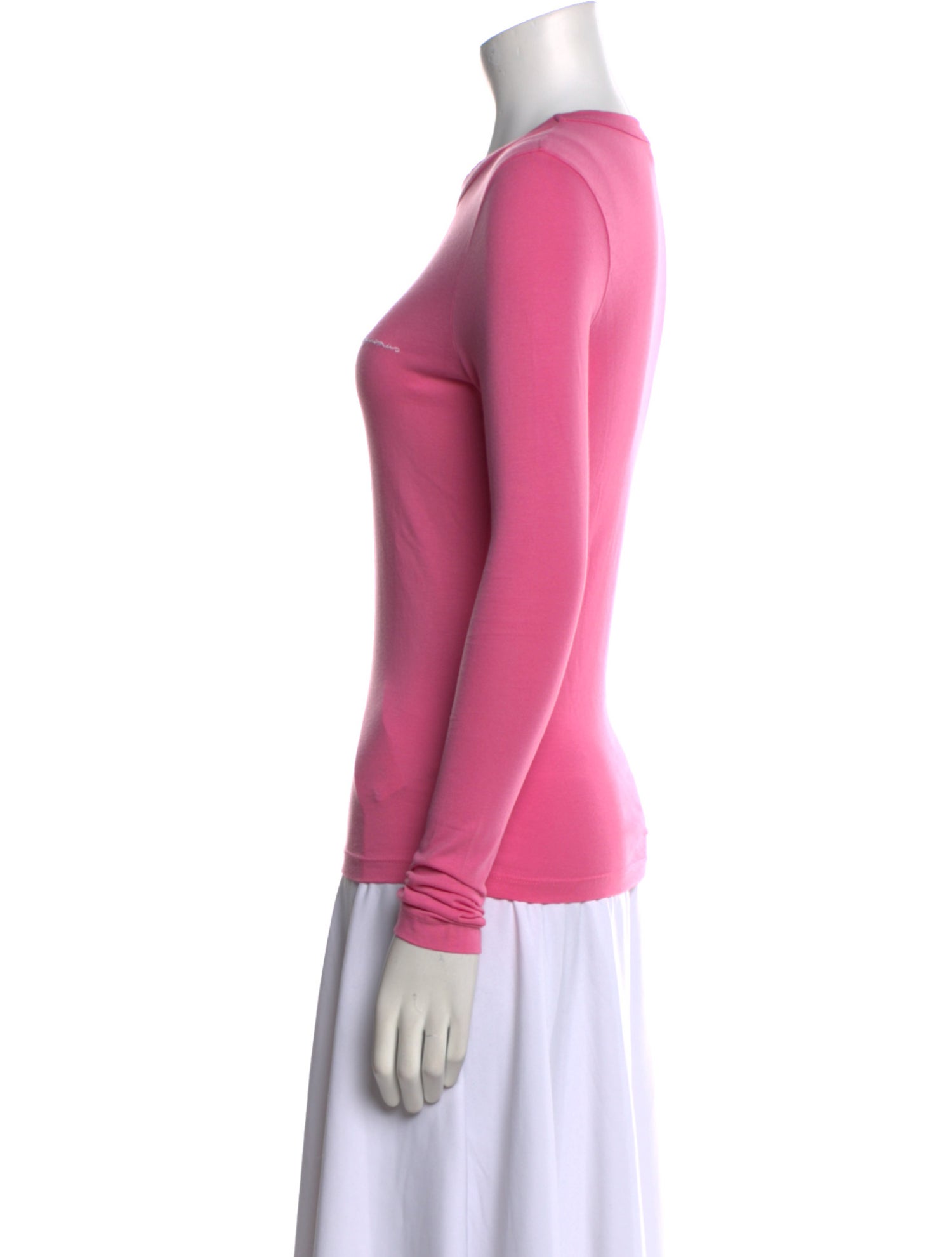 Jacquemus Crew Neck Long Sleeve Top