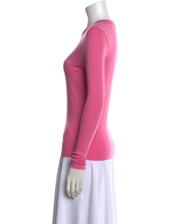 Jacquemus Crew Neck Long Sleeve Top