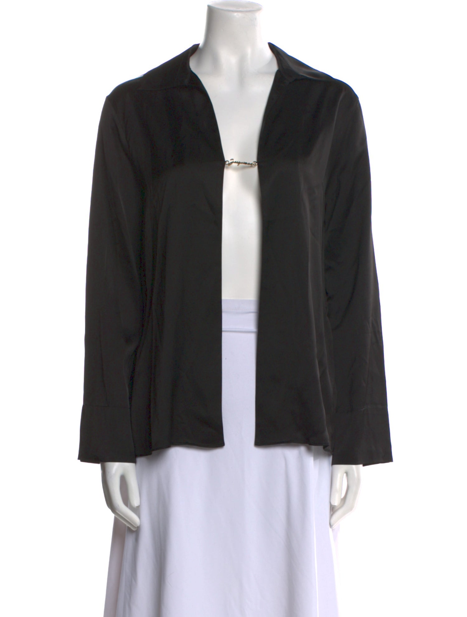 Jacquemus Open Front Long Sleeve Blouse