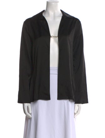 Jacquemus Open Front Long Sleeve Blouse