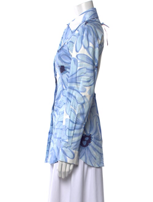 Jacquemus Printed Long Sleeve Button-Up Top