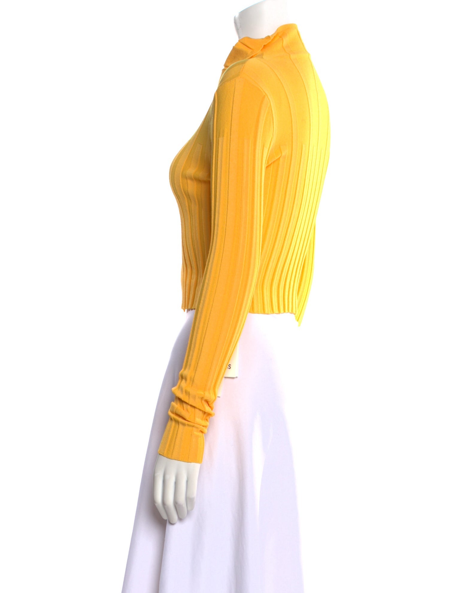 Jacquemus Long Sleeve Crop Top