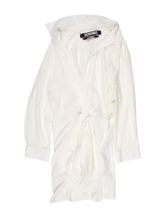 Jacquemus Plunge Neckline Mini Dress