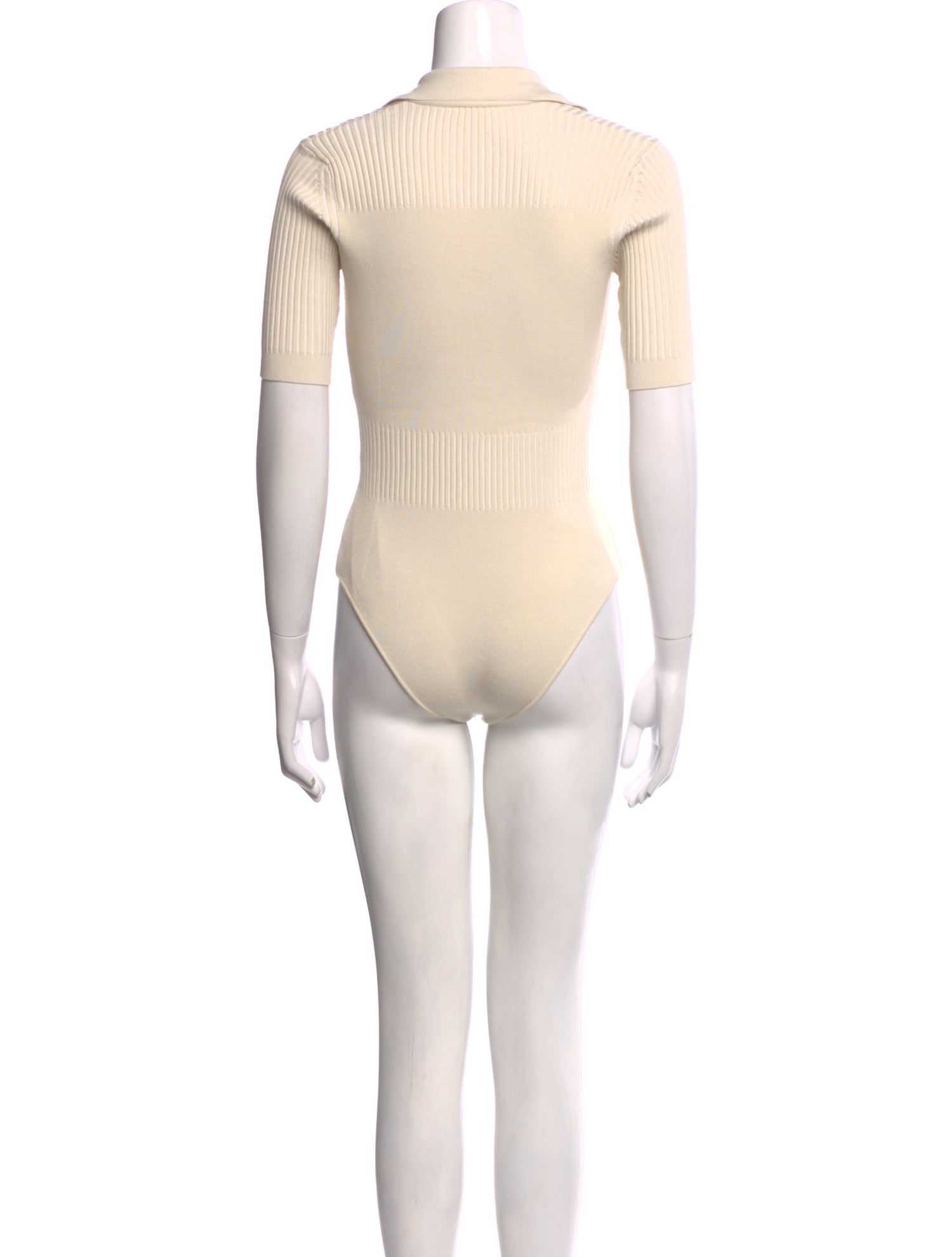 Jacquemus V-Neck Short Sleeve Bodysuit