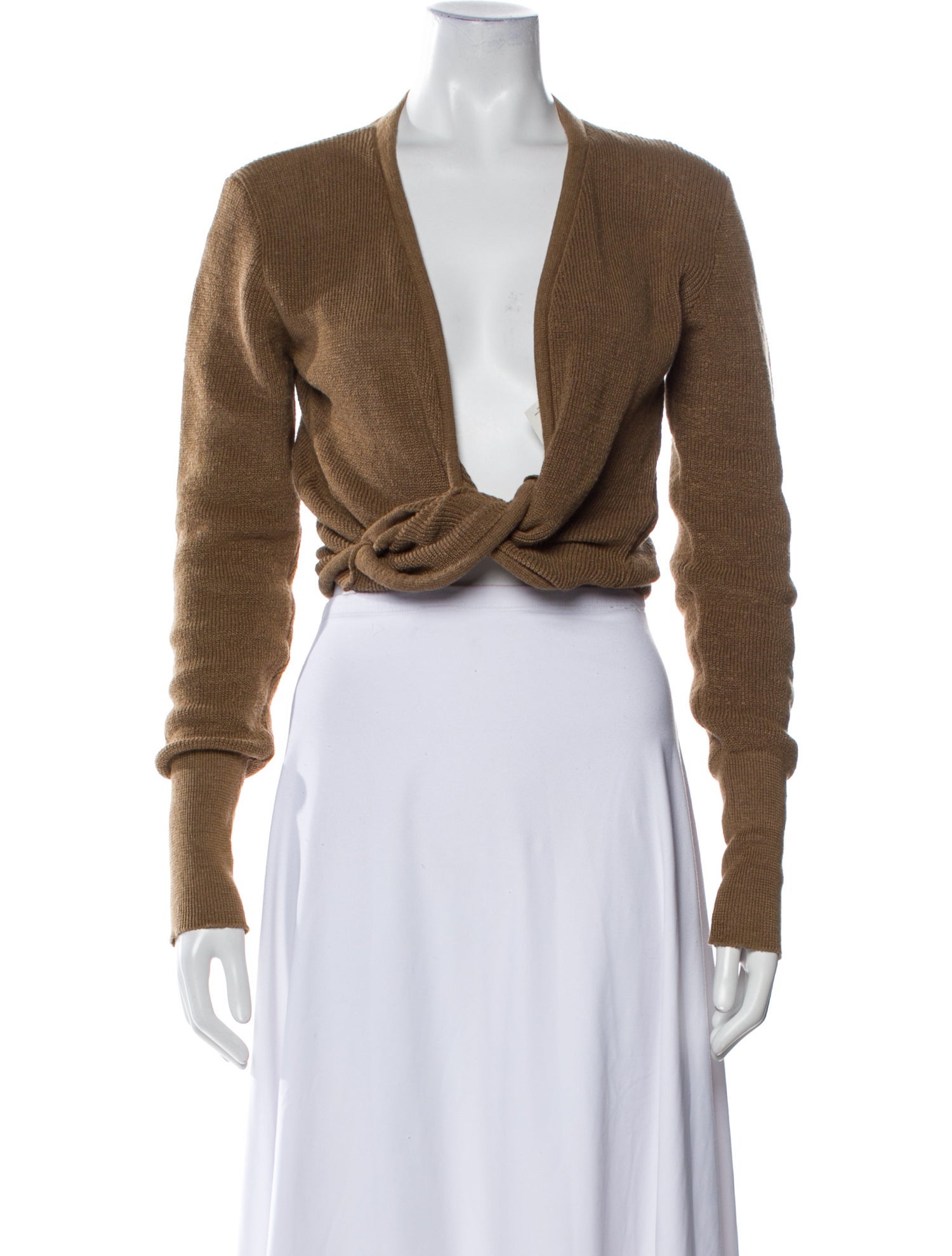 Jacquemus Linen V-Neck Sweater