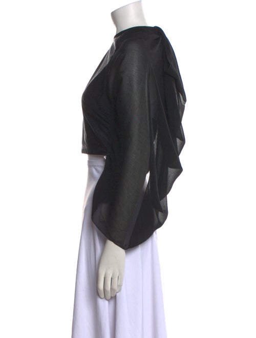 Jacquemus Crew Neck Short Sleeve Crop Top