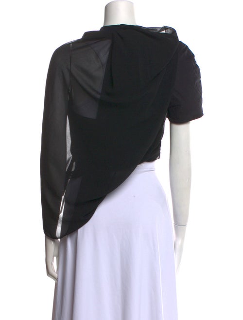 Jacquemus Crew Neck Short Sleeve Crop Top