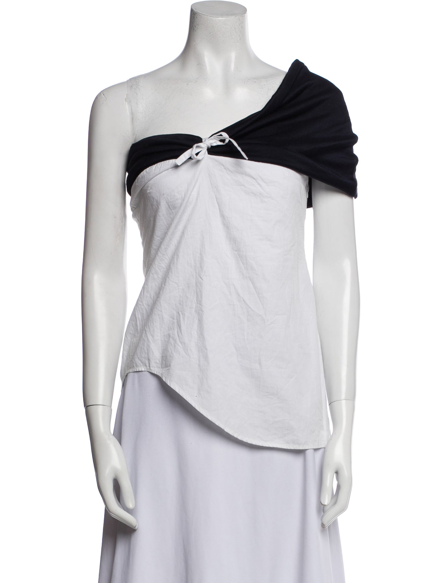 Jacquemus One-Shoulder Short Sleeve Top