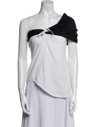 Jacquemus One-Shoulder Short Sleeve Top