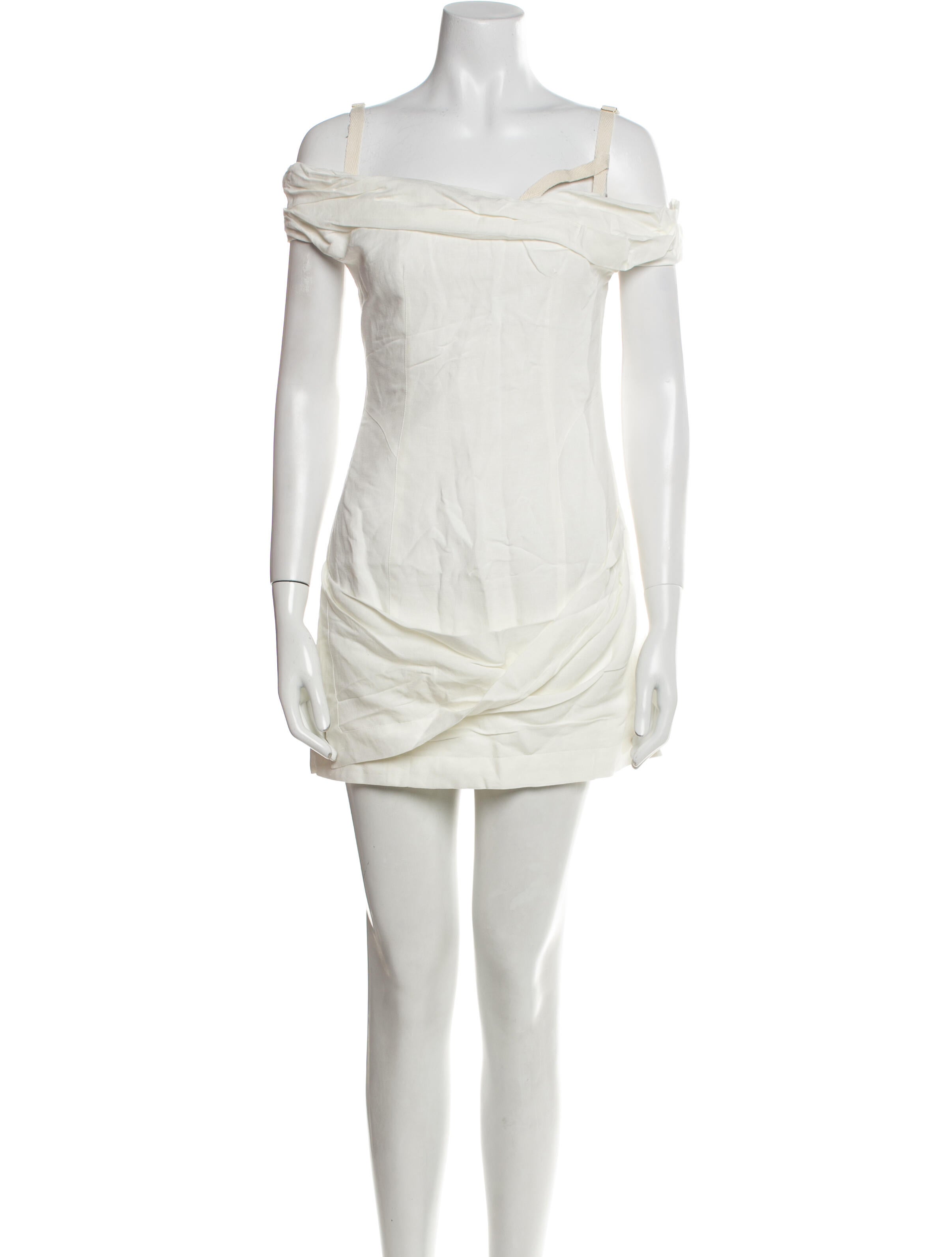 Jacquemus Off-The-Shoulder Mini Dress