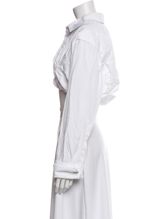 Jacquemus Long Sleeve Crop Top