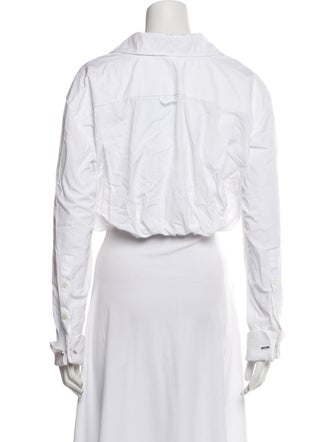 Jacquemus Long Sleeve Crop Top