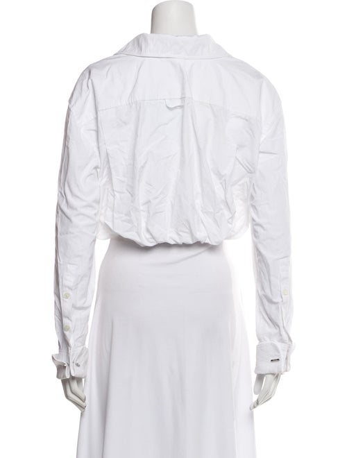Jacquemus Long Sleeve Crop Top