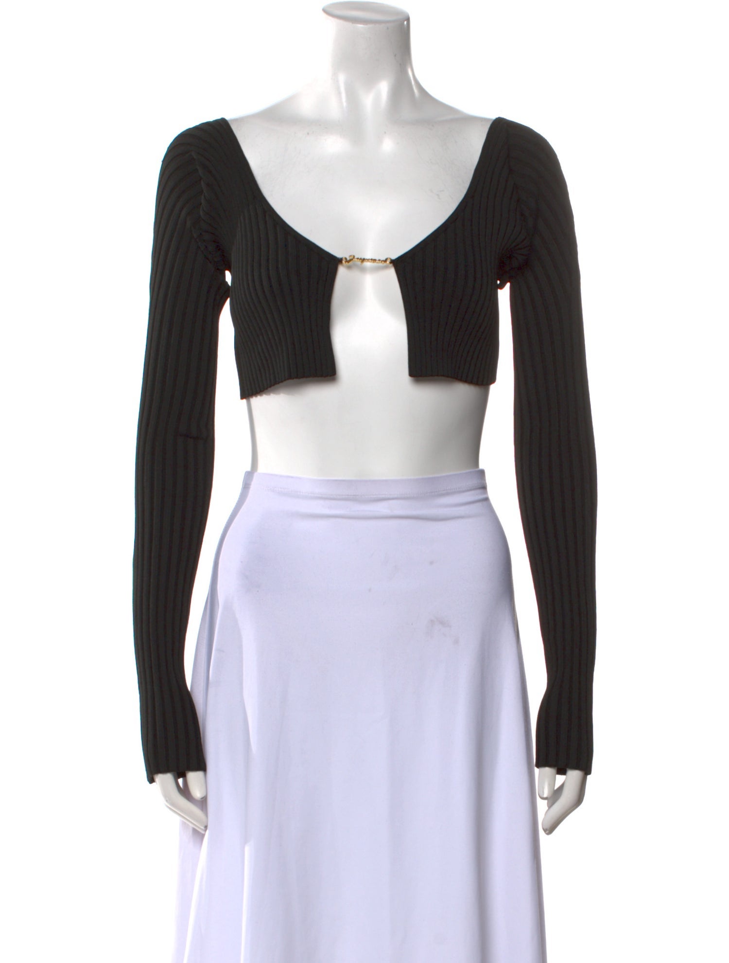 Jacquemus Nylon Open Front Sweater