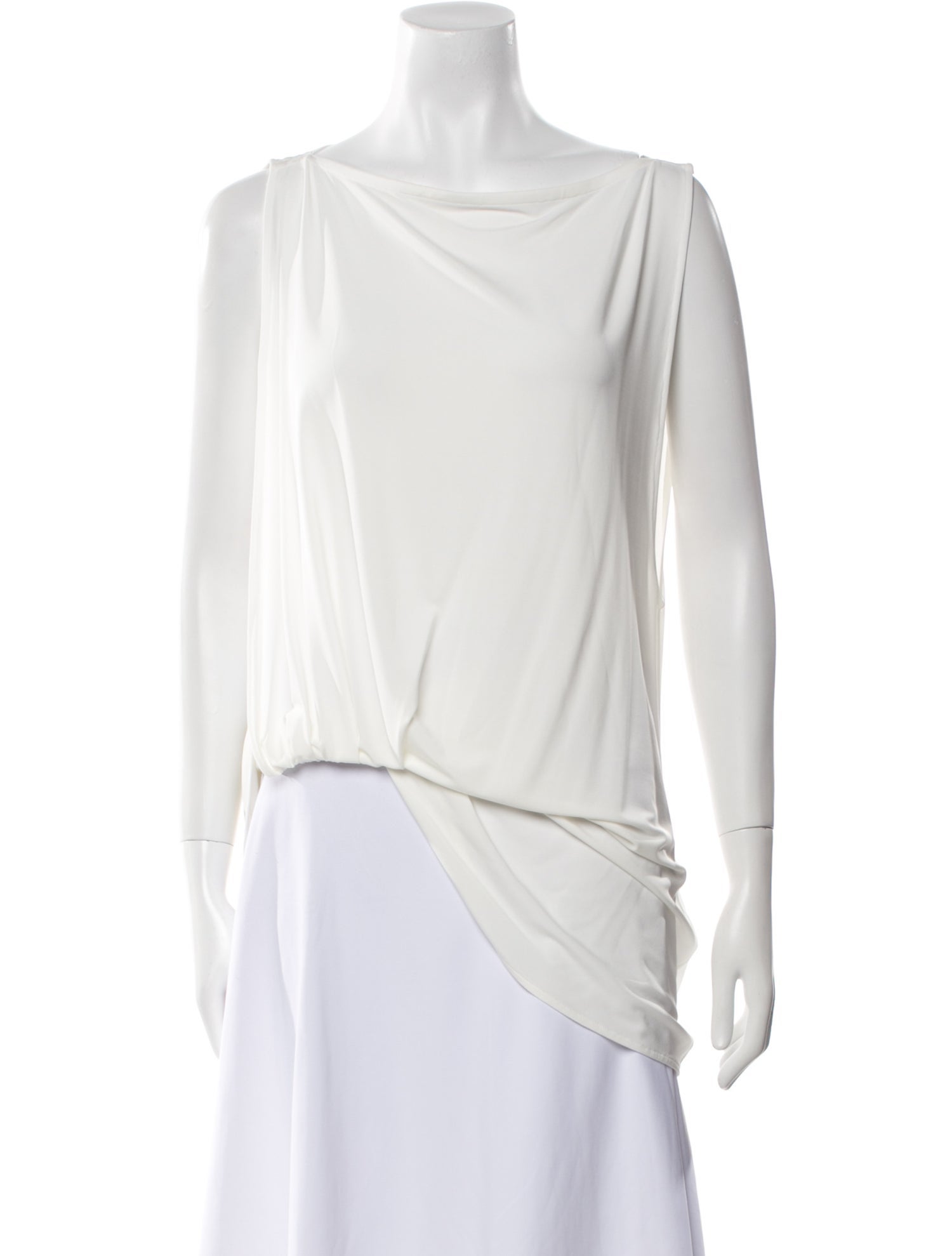 Jacquemus Cowl Neck Sleeveless Blouse