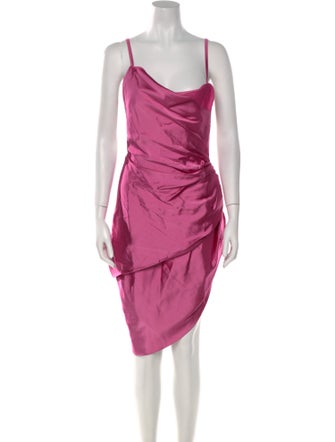 Jacquemus Cowl Neck Midi Length Dress