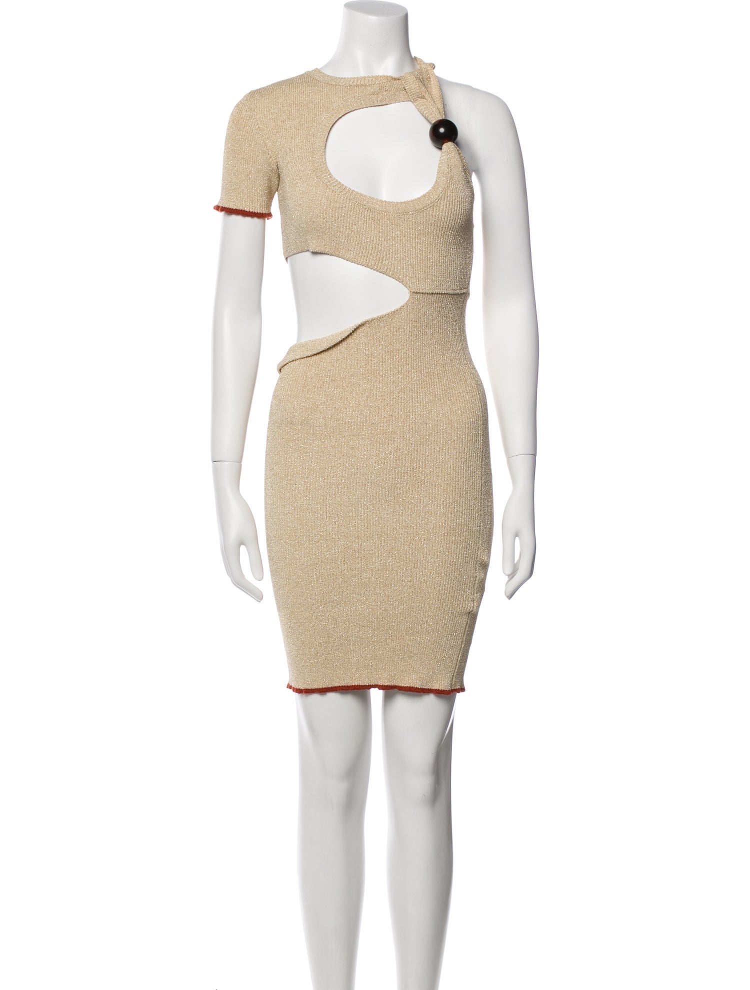 Jacquemus Crew Neck Mini Dress