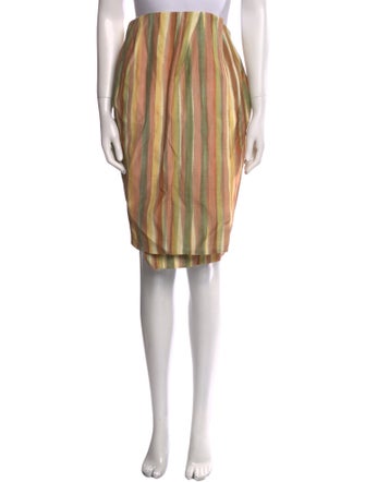 Jacquemus Striped Knee-Length Skirt