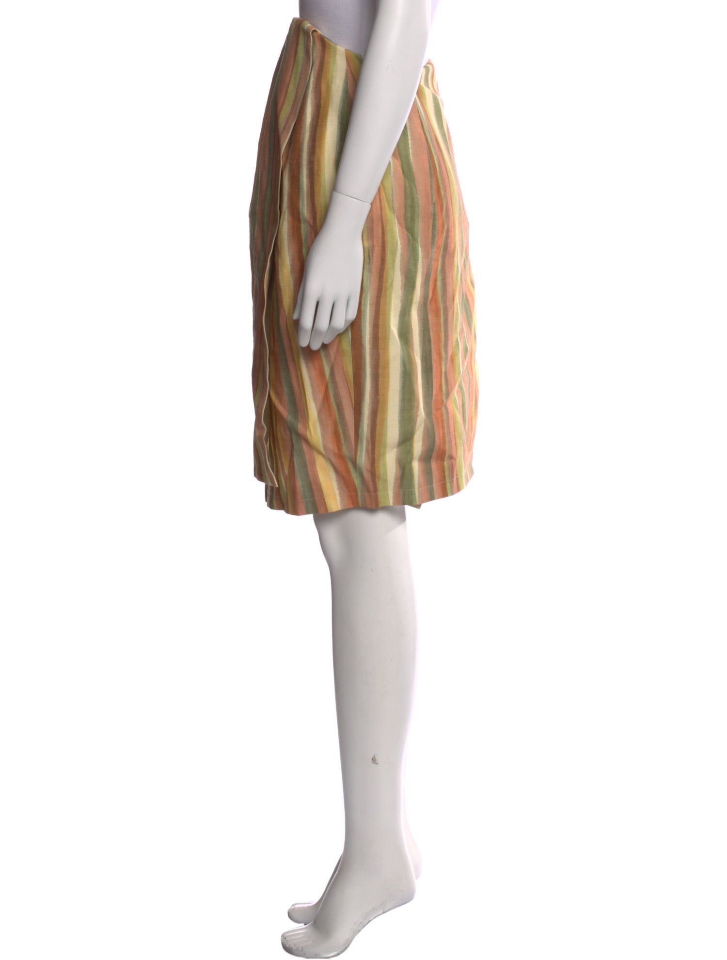 Jacquemus Striped Knee-Length Skirt