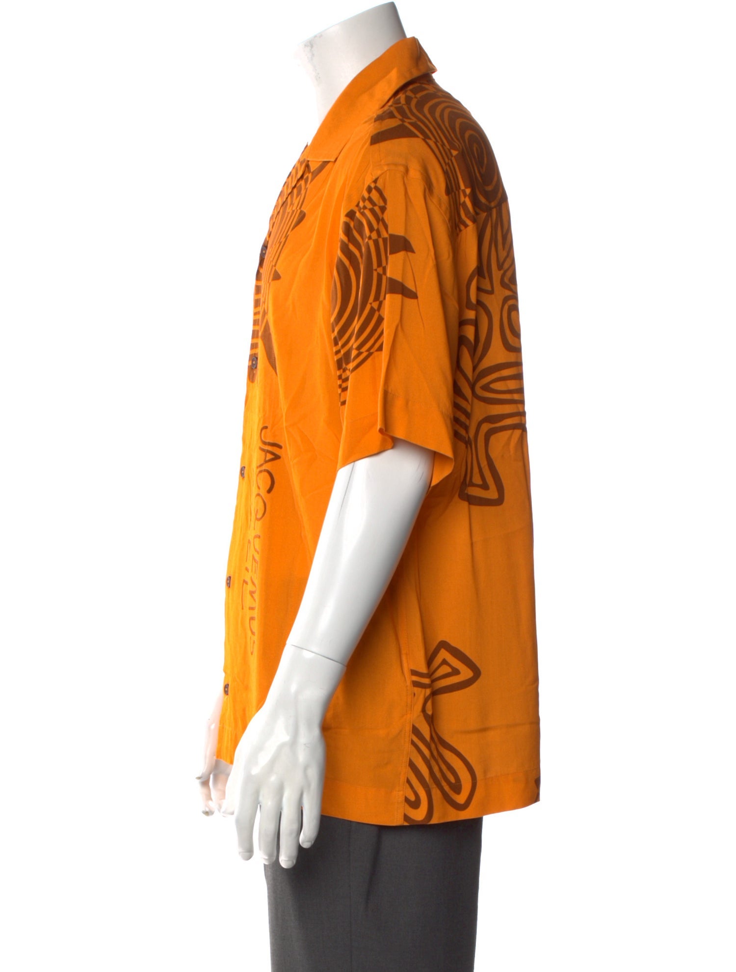 Jacquemus Graphic Print Short Sleeve Shirt