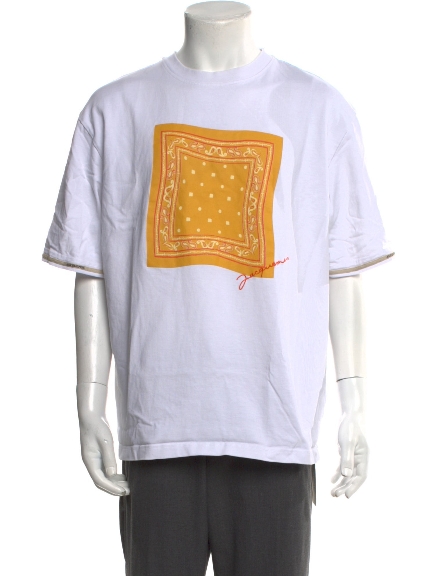 Jacquemus Graphic Print Crew Neck T-Shirt