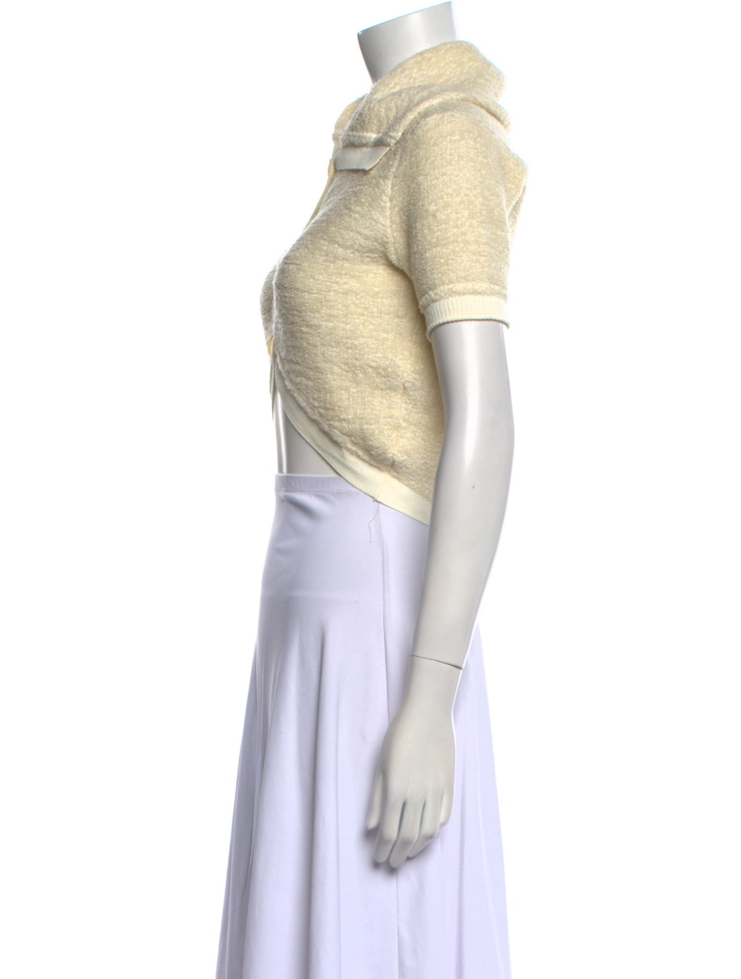 Jacquemus Short Sleeve Crop Top