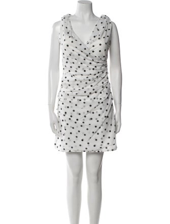 Jacquemus Polka Dot Print Mini Dress