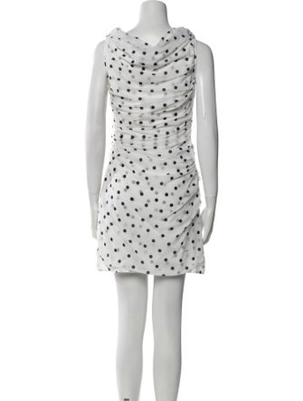 Jacquemus Polka Dot Print Mini Dress