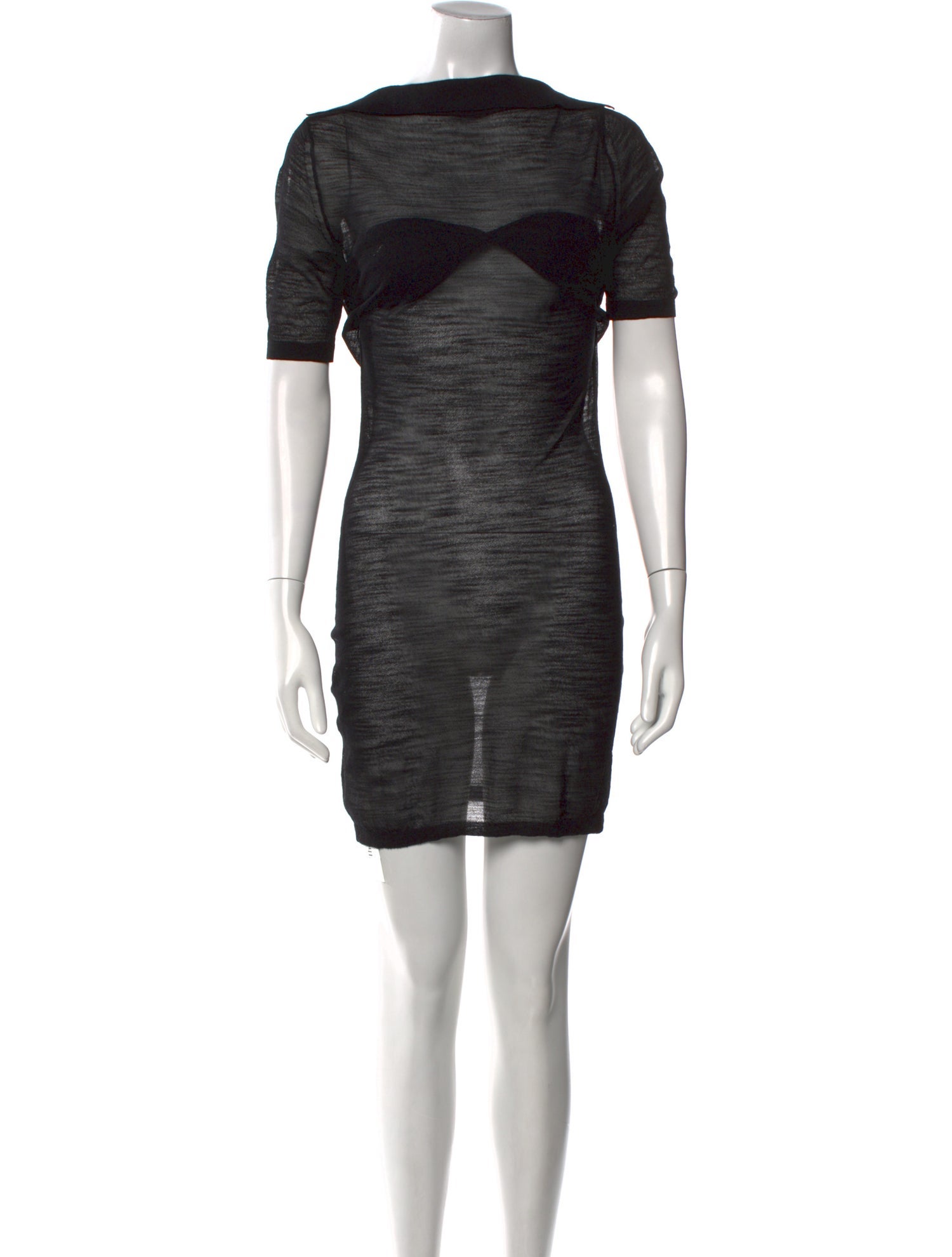 Jacquemus Bateau Neckline Mini Dress