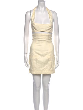 Jacquemus Square Neckline Mini Dress