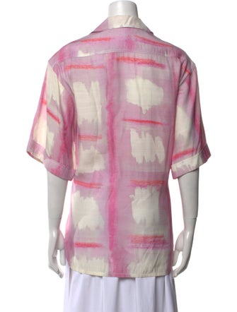 Jacquemus Printed Short Sleeve Button-Up Top