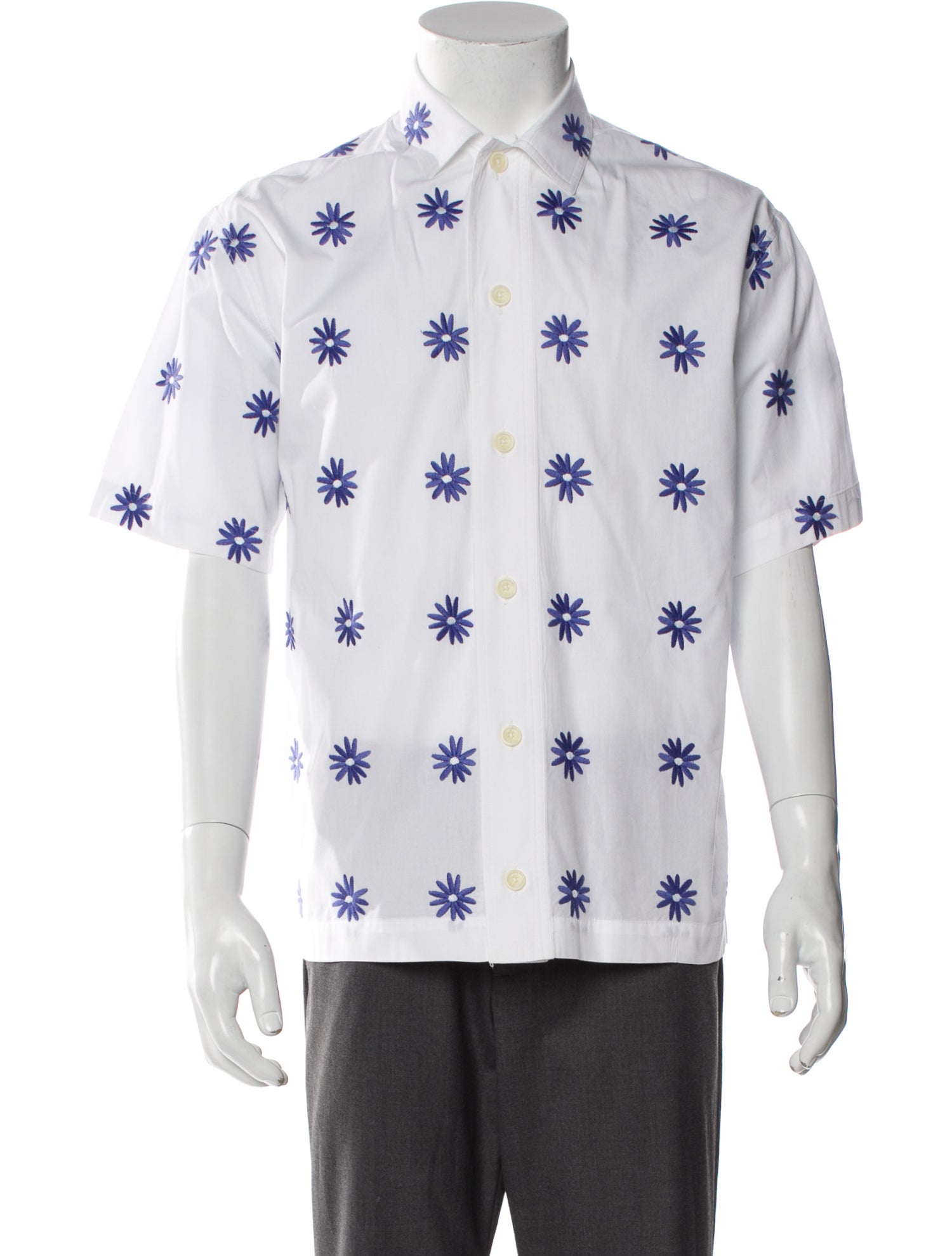 Jacquemus Floral Print Short Sleeve Shirt