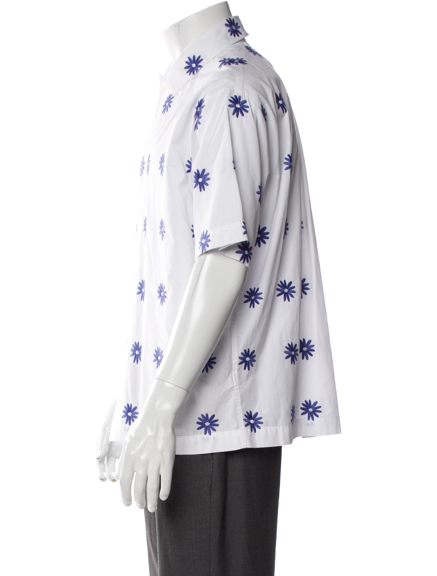 Jacquemus Floral Print Short Sleeve Shirt